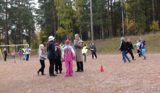 Lokakuussa oli koululla vipinää