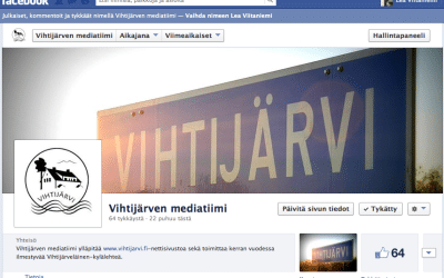 Vihtijärveläiset aktivoituivat Facebookissa