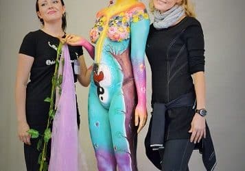 Bodypaintingin SM-voitto Vihtijärvelle