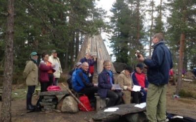 Rokokallio muuntui eräkirkoksi sunnuntaina 24.5.2015