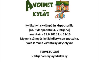 Poikkea kahville lauantaina