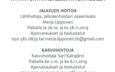 Hyvinvointipalveluja tarjolla