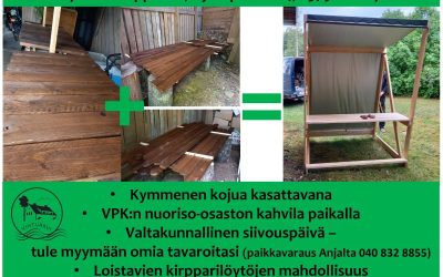 Vihtijärven kirpputorin kesäkausi huipentuu siivouspäivän vilttikirppikseen, syystoriin ja sulkijaisiin