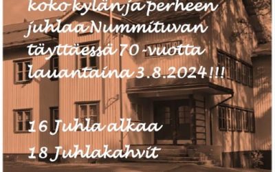 Koko kylä juhliin!