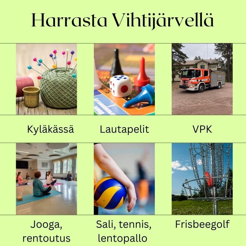 Harrasta Vihtijärvellä
